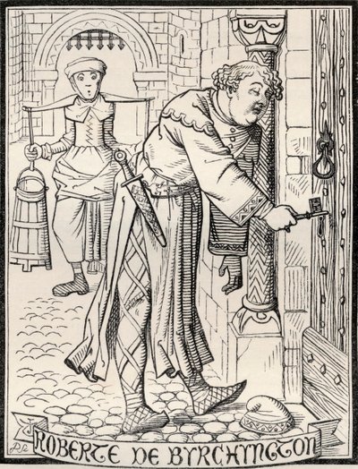 Roberte de Byrchyngton, illustrazione per il poema 